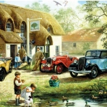 Kacsák etetése puzzle 500 darabos