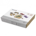 Fa zöldségszeletelő készlet gyerekeknek