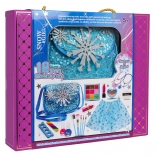 Gyerek sminkkészlet jégkék szoknyával