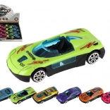 Mini versenyautók 7 cm – fém–műanyag készlet, szabadfutás, színmix
