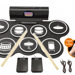 Elektronikus dobfelszerelés pedálokkal és fényhatásokkal