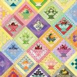 Rejtvény takaró gyümölcskosarakkal 1000 darabos