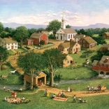 Puzzle Piknik a Hídnál 1000 Darab Cobble Hill-től