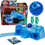 Bakugan Training Set Octogan Aquatic Clan figurával kék – stratégiai játék