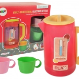 Elektromos rózsaszín kanna hangokkal és fényekkel