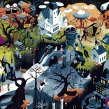 Puzzle HEYE Movie Masters: Tim Burton filmjei 1000 darabos