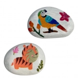 Arto kövek díszítése szalvétatechnikával