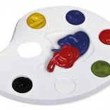 Műanyag festőpaletta 6 színhez ASTRA