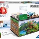 Ravensburger 3D puzzle MINECRAFT tárolóláda (108 darab)