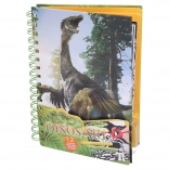 DinosArt bársony színezők – dinoszauruszok, 12 lap és mini filcek