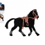 Játék ló filc borítással és nyereggel