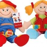 Small Foot Chiara és Massimo textilbabák, 2 darabos szett