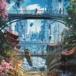 HEYE Puzzle Future Cities: Üzleti negyed 1000 darab