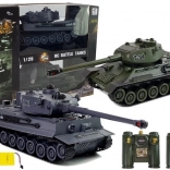 RC tankkészlet 1:28 T-34 és TIGER 103