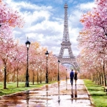 1000 darabos puzzle – Romantikus séta Párizsban
