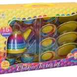 Sárga 15 részes bádog edénykészlet