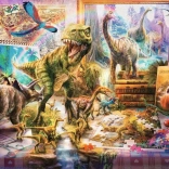 Puzzle RAVENSBURGER Dinoszauruszok életre kelnek XXL 100 darabos