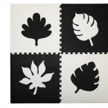 MoMi FELI habszivacs puzzle játszószőnyeg fekete