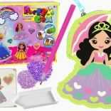 Gyémántszemes kreatív készlet – hercegnő medál