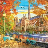 ANATOLIAN Puzzle Őszi Notre Dame 1000 darab