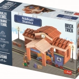 BRICK TRICK Építőkészlet Pályaudvar XL