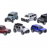 Fém terepjáró kisautó 7,6 cm, visszahúzós