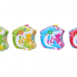 Bádog persely delfin mintával 13 × 14 cm