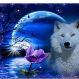 Gyémántszemes kirakó – Pipacs virág 30 × 40 cm