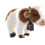 plüss tehénke csengővel 25 cm