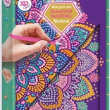 Füzet A5 Lila Mandala Gyémánt Festés