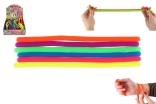 Antistressz nyújtható szilikon játék 27 cm, 6 szín, 60 db dobozban