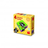 Fa képkockák KISVAKOND – 4 kocka