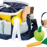 small foot lóápoló készlet táskával