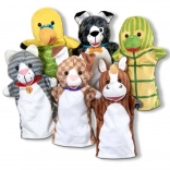 Kézbábok – háziállatok, készlet 2+ éves gyerekeknek