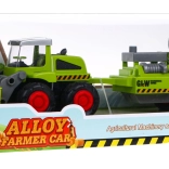 Gyerek mezőgazdasági rakodó traktorkal és permetezővel