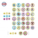 Csillogó matricák 320 darab