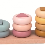 2kids toys fa formabedobó – pasztell montessori játék