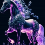 Gyémántfestés Ló szellem 30x40cm