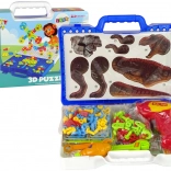 3D DIY dinoszaurusz építőkészlet