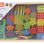 VIGA fa fűzős készlet gyerekeknek