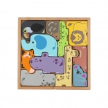 TREFL fa fejtörő kirakó ZOO CREW