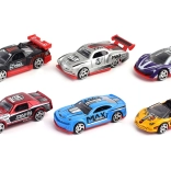 Fém kisautó készlet 3 db 7,5 cm