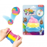 Ugráló nyálkás massza kaki formában