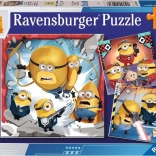 Ravensburger puzzle Gru 4 – 3×49 darabos készlet
