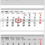 Fali naptár 4 hónapos összecsukható 2026