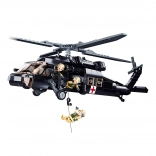Sluban ModelBricks UH-60 Black Hawk mentőhelikopter