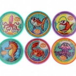 Golyólabirintus Tengeri világ – zsebes egyensúlyozó játék (vegyes minták)