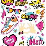 Rávasalható OMG foltok – nagy ív 20 × 30 cm