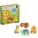 Petit Collage Első Puzzle Bébi Safari