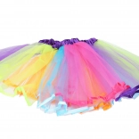 Karneváli háromrétegű színes szoknya